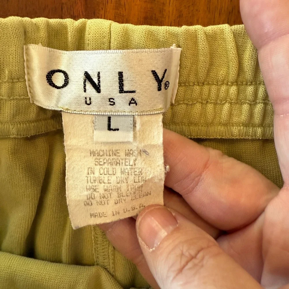ONLY Women's‎ Green Lounge Pants Size L